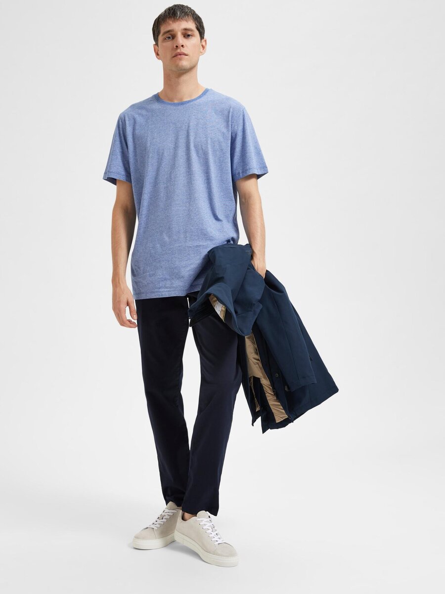 Broek van het merk Selected in het Marine
