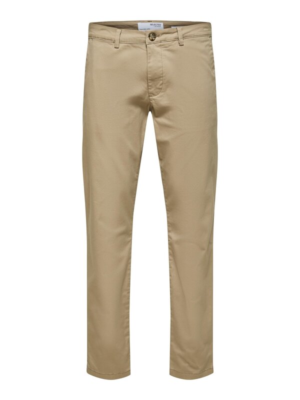 Broek van het merk Selected in het Beige