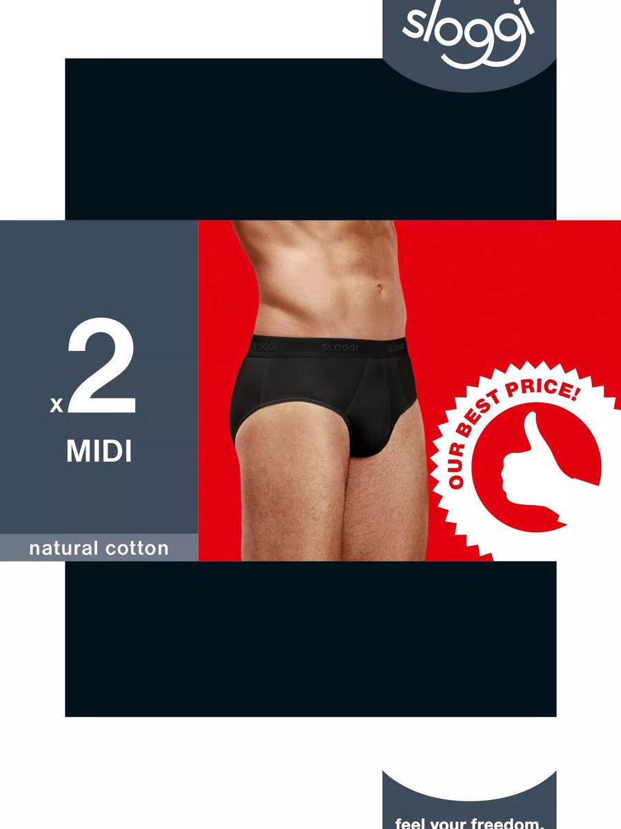 Slip van het merk Sloggi in het Zwart