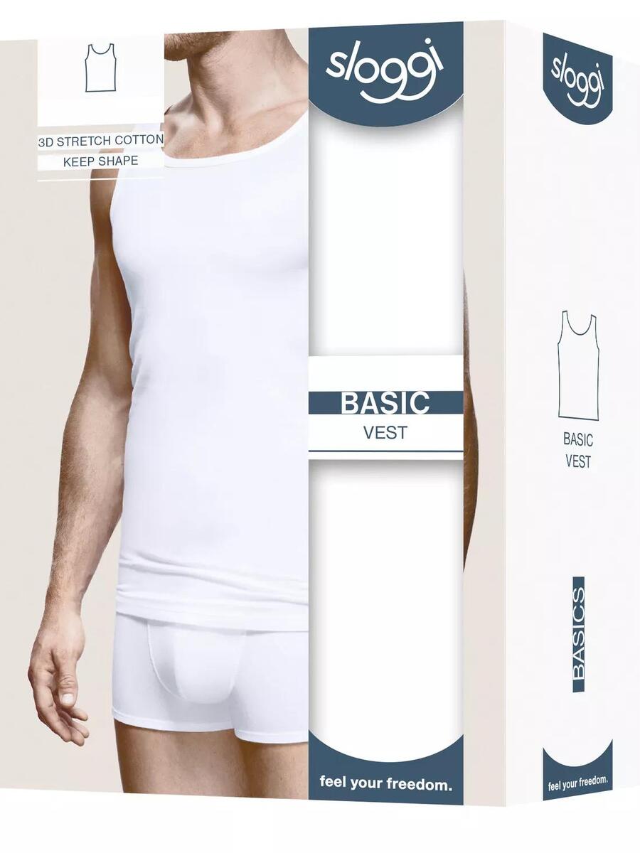 Singlet van het merk Sloggi in het Wit