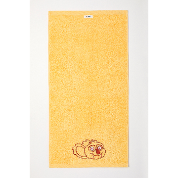 Handdoek van het merk Woody in het Geel