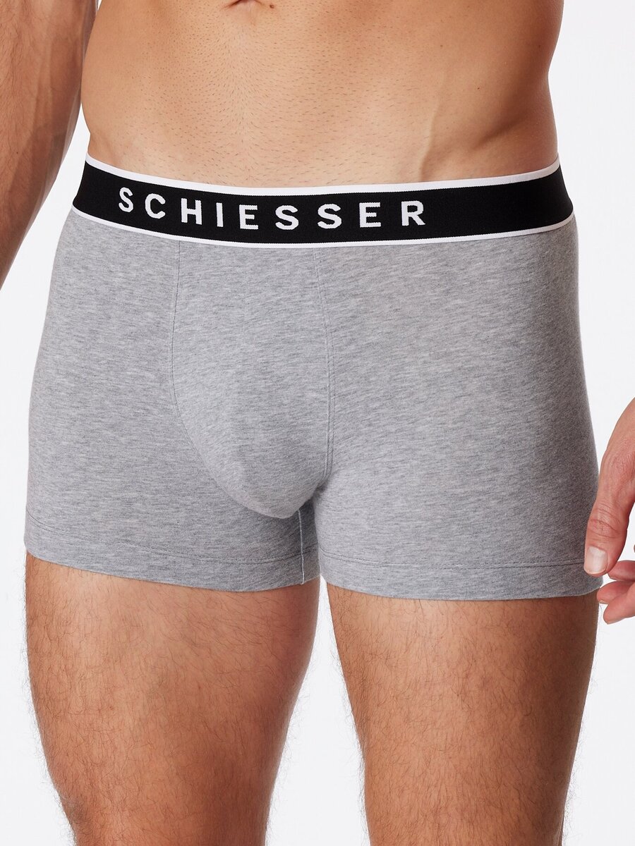 Boxer van het merk Schiesser in het Grijs