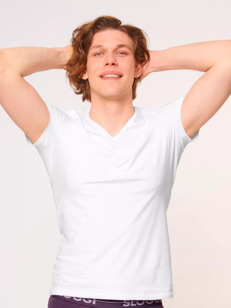 T-shirt van het merk Sloggi in het Wit