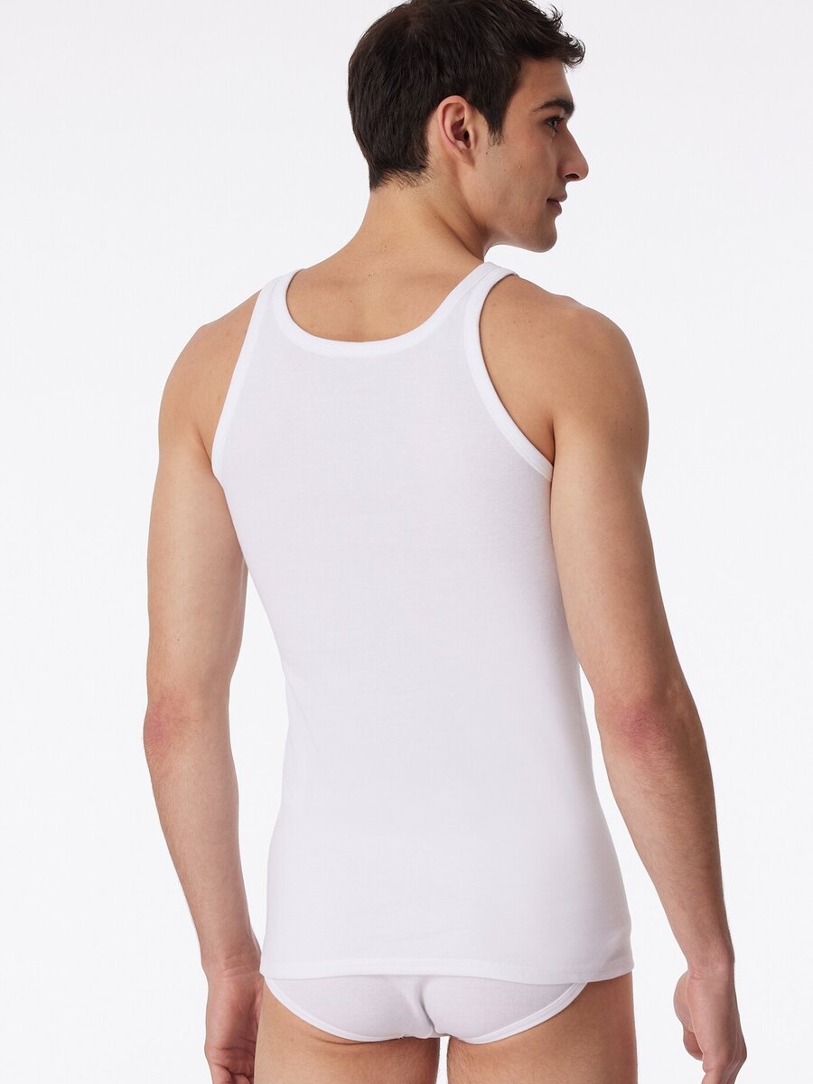 Singlet van het merk Schiesser in het Wit