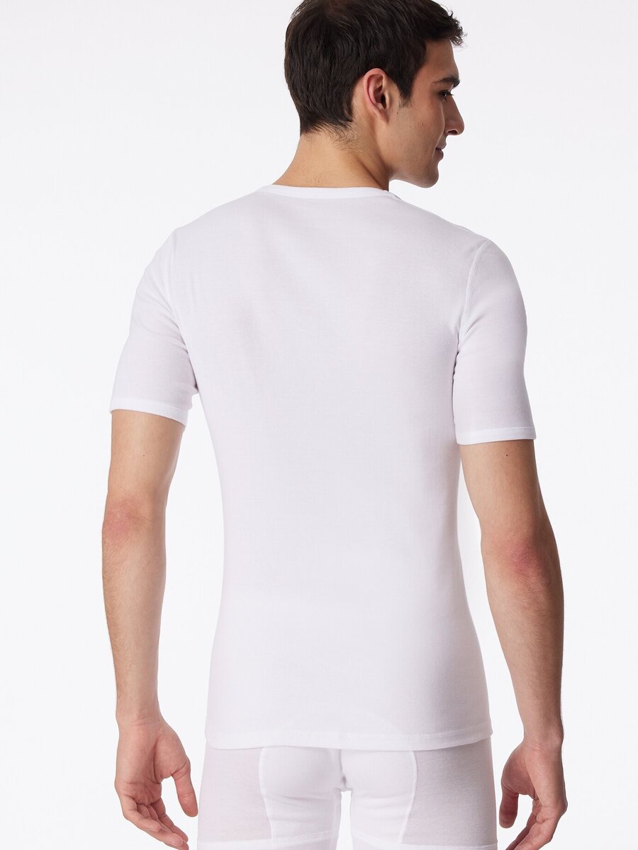 T-shirt van het merk Schiesser in het Wit