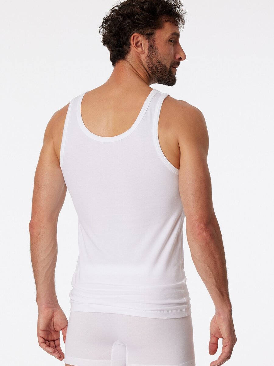 Singlet van het merk Schiesser in het Wit