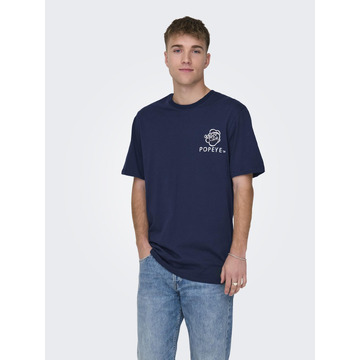 T-shirt van het merk Only & Sons in het Marine