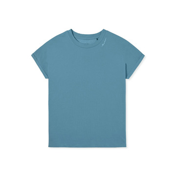 T-shirt van het merk Schiesser in het Blauw