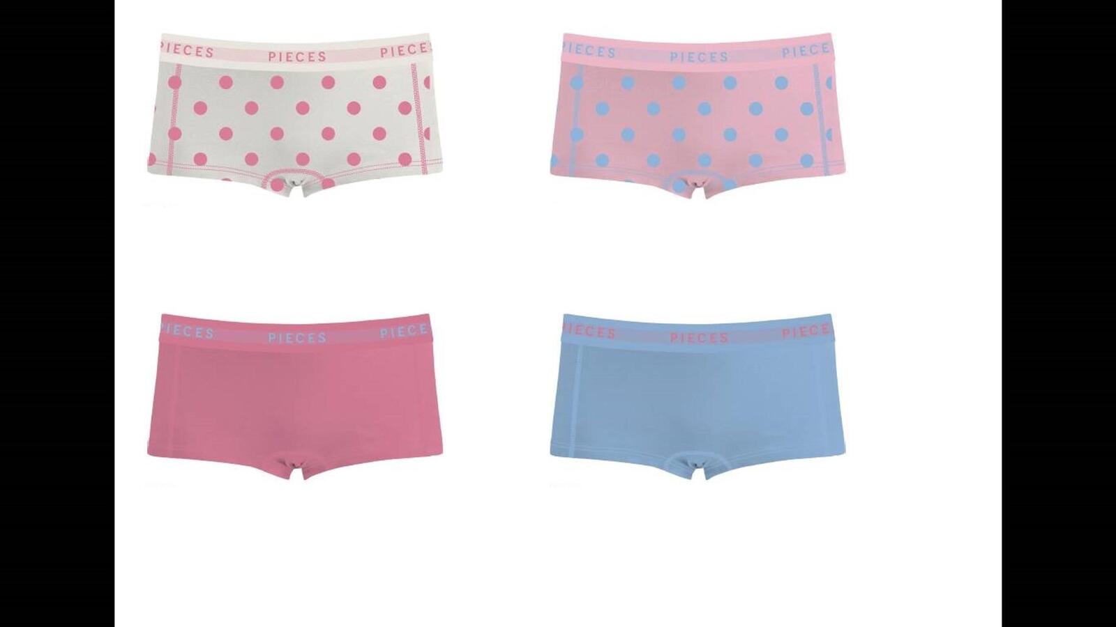 PCLOGO LADY BOXERS 4-PACK