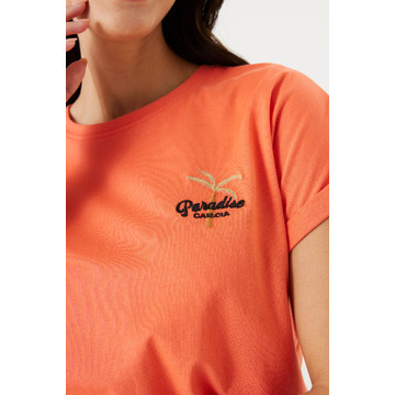 T-shirt van het merk Garcia in het Oranje