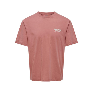 T-shirt van het merk Only & Sons in het Roze