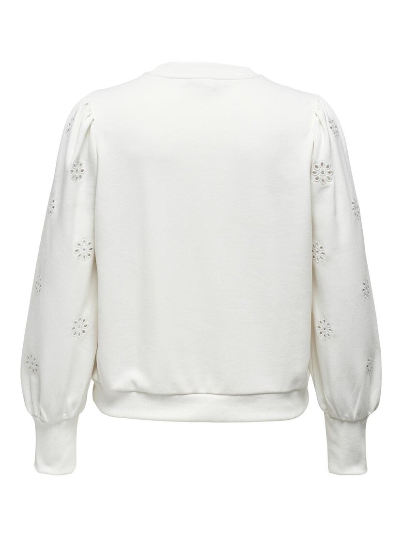 CARFEMME L/S PUFF EMBROIDERY UB SWT  JRS