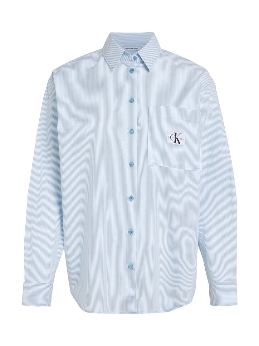 WOVEN LABEL RELAXED SHIRT