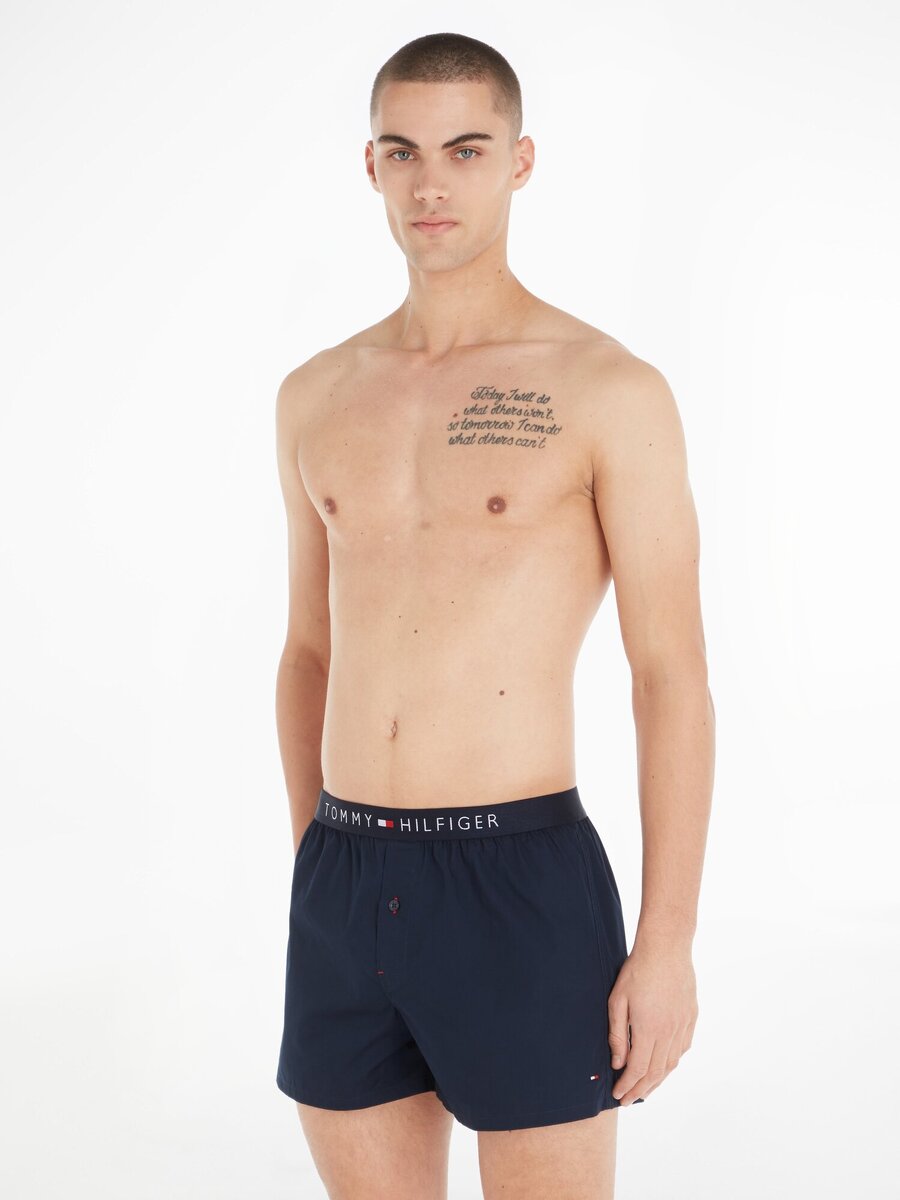 Boxer van het merk Tommy Hilfiger in het Marine