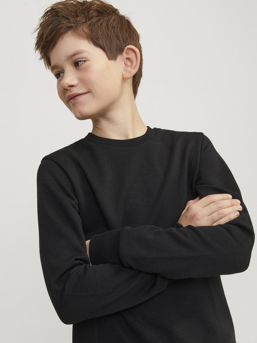 Sweater van het merk Jack & Jones Junior in het Zwart