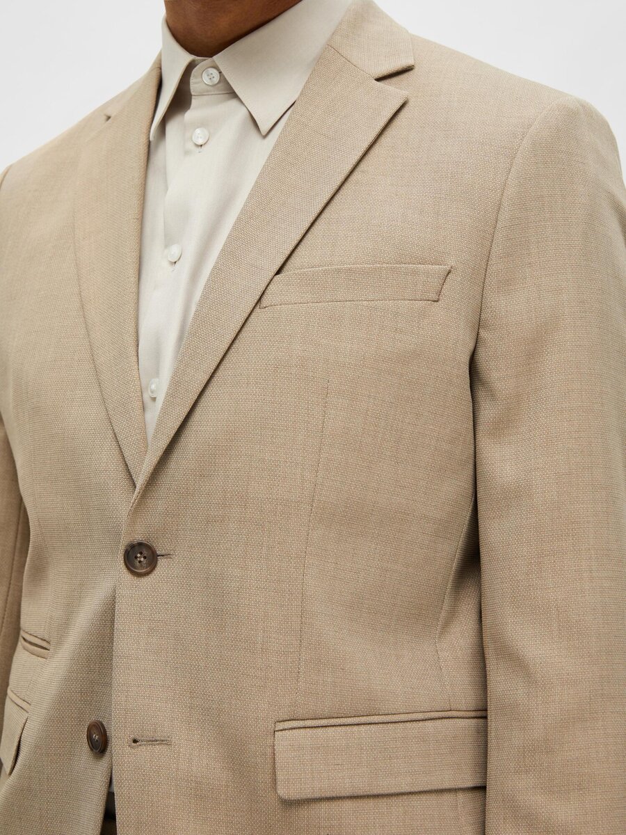 Blazer van het merk Selected in het Beige