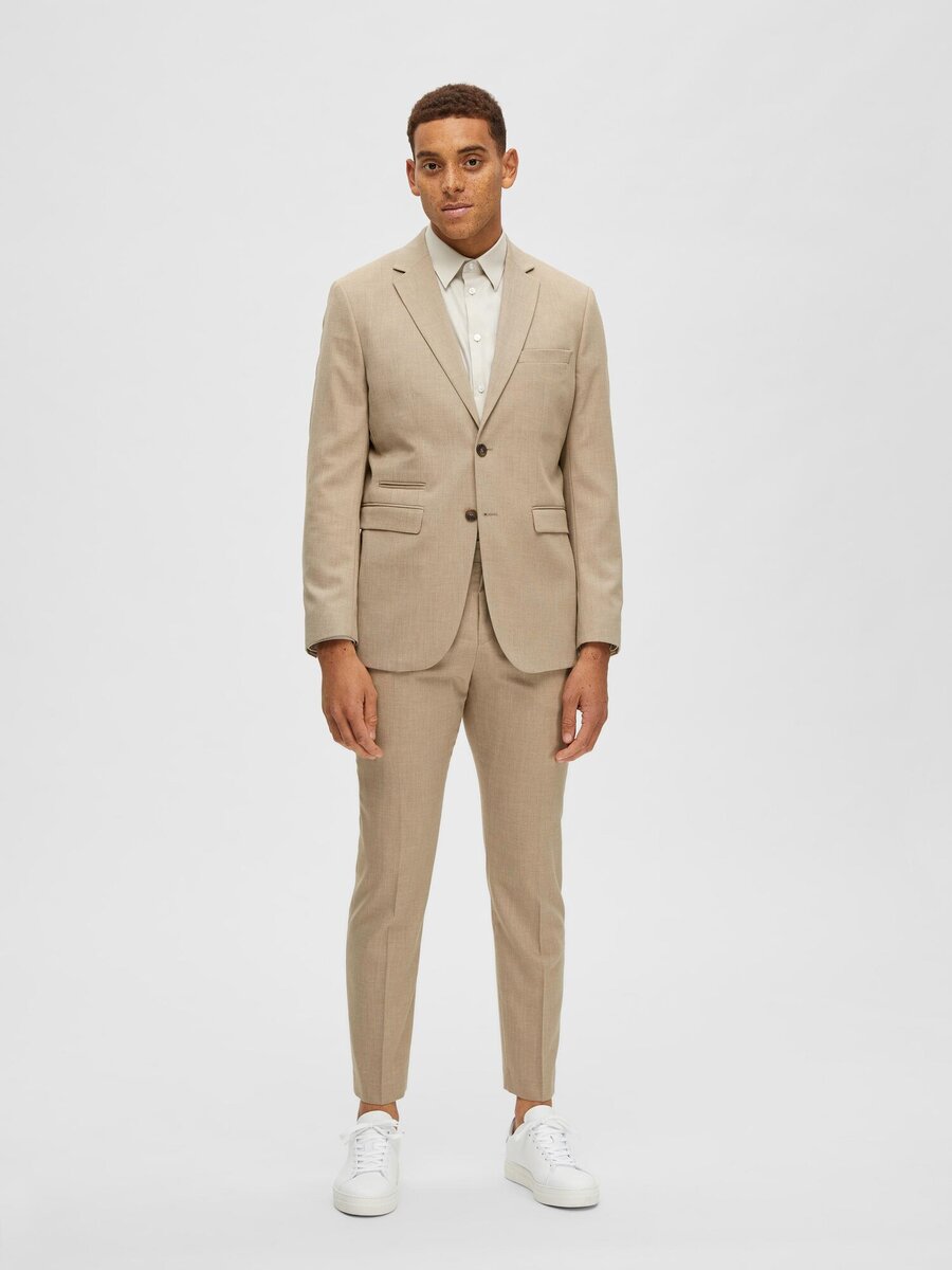Blazer van het merk Selected in het Beige