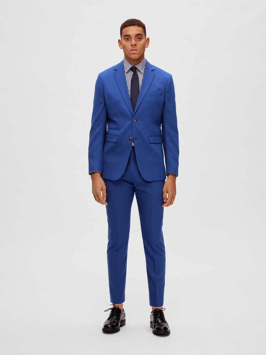 Blazer van het merk Selected in het Blauw