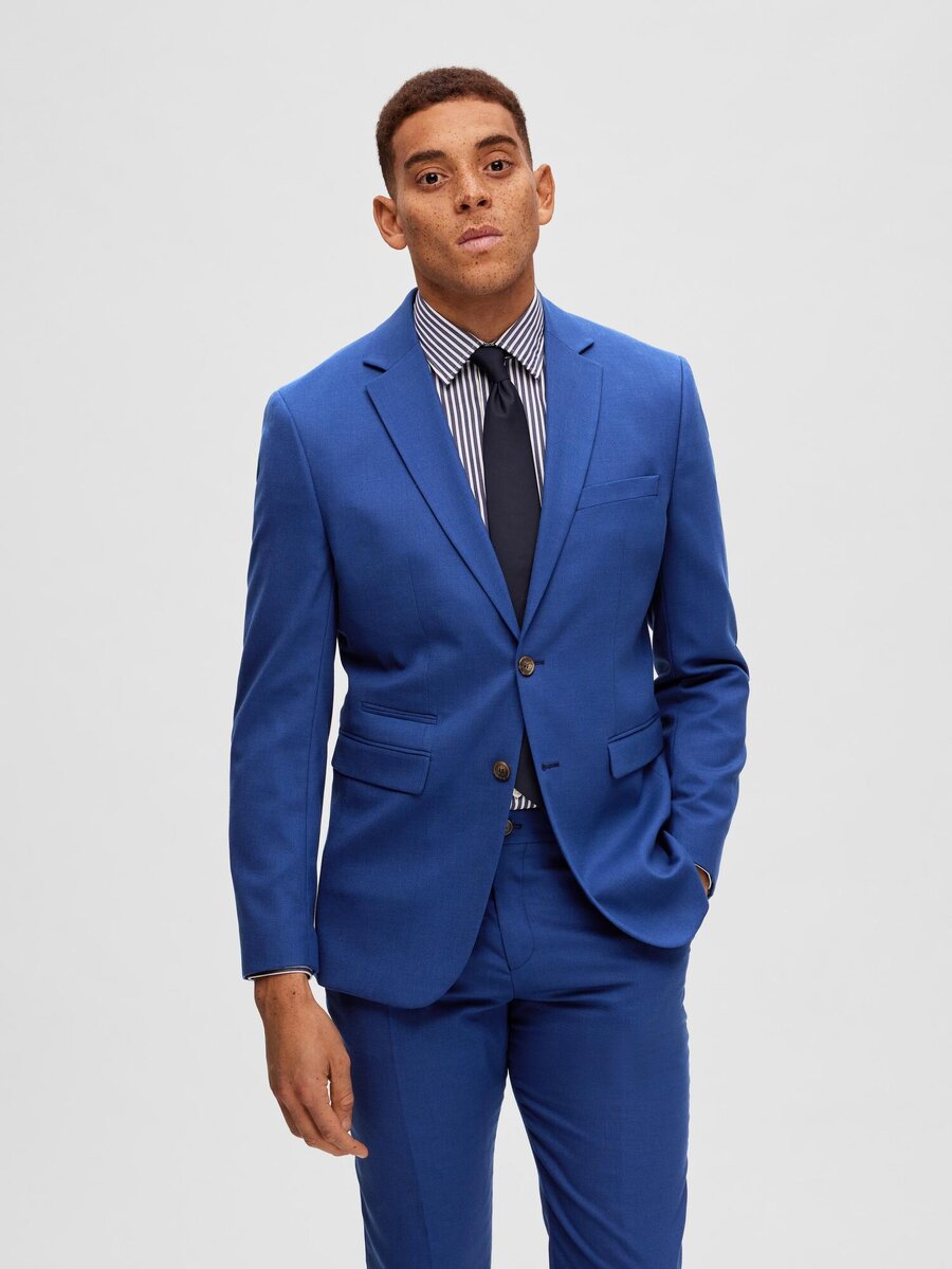 Blazer van het merk Selected in het Blauw