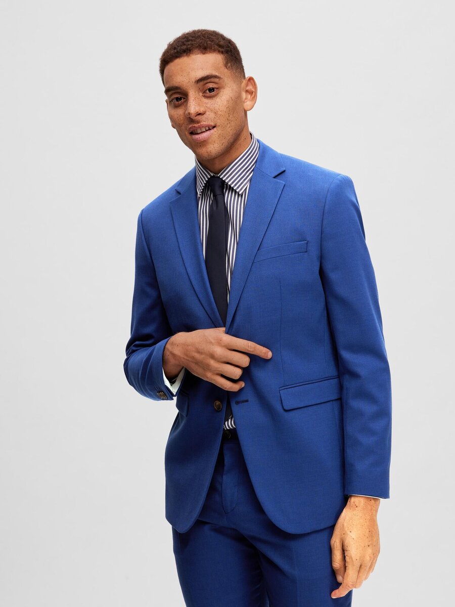 Blazer van het merk Selected in het Blauw