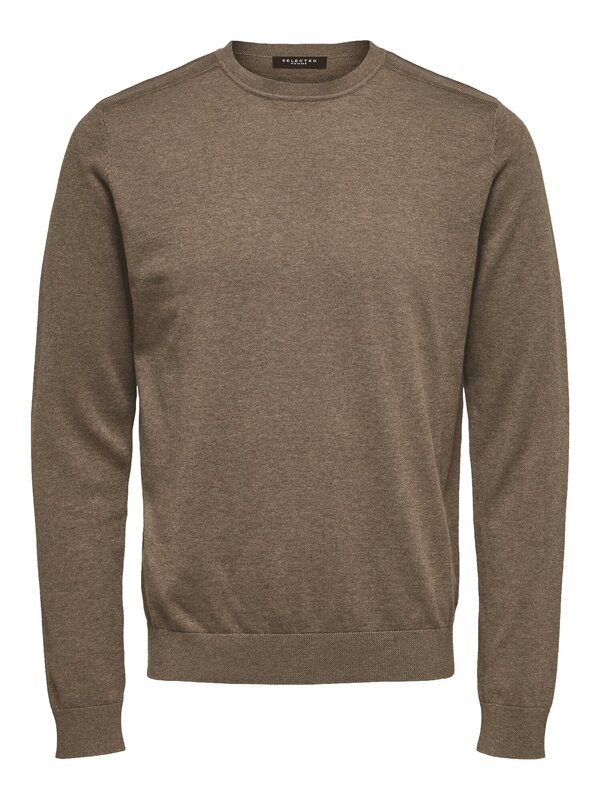 Pull van het merk Selected in het Bruin