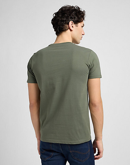 SS PATCH LOGO TEE OLIVE GROVE, S