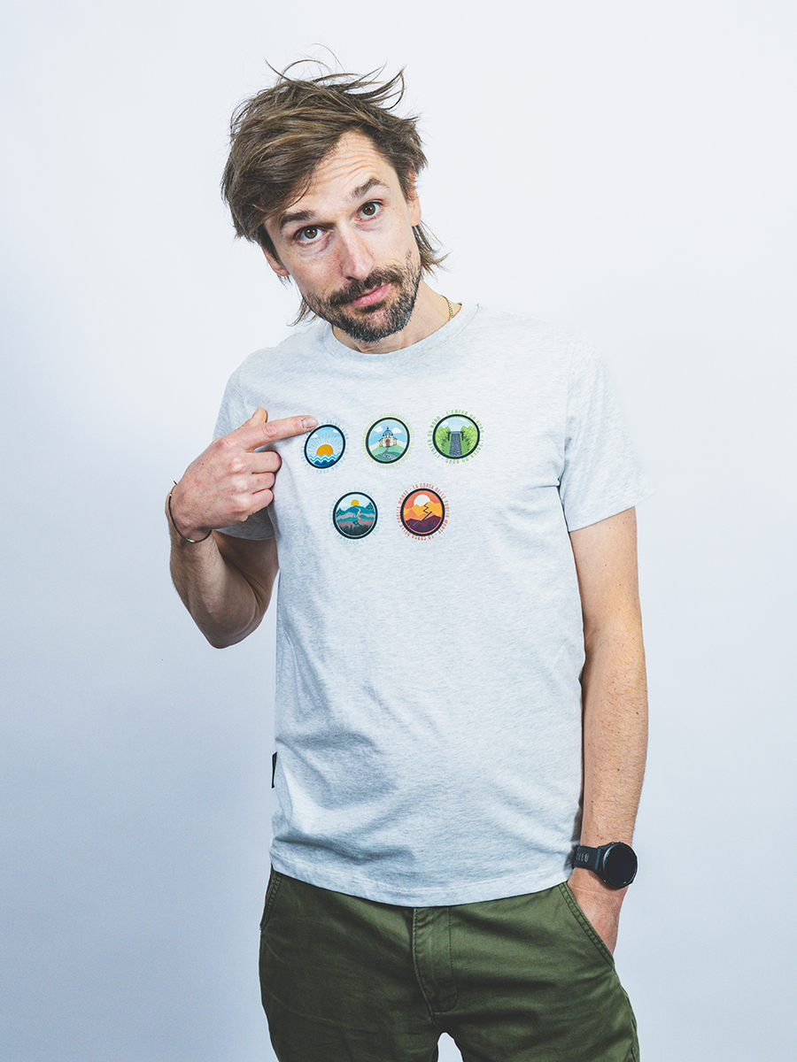 T-shirt van het merk The Vandal in het Grijs