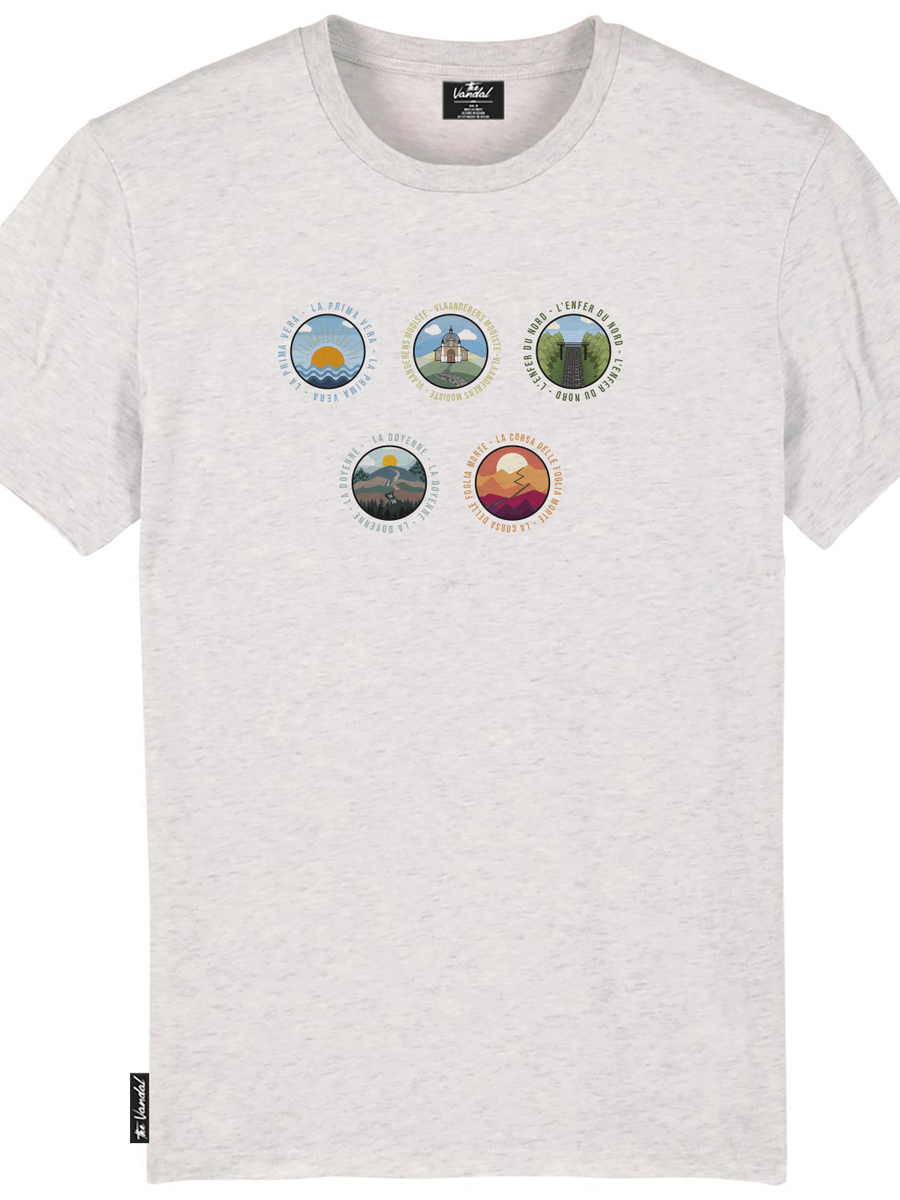 T-shirt van het merk The Vandal in het Grijs