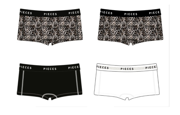 Boxer van het merk Pieces in het Grijs