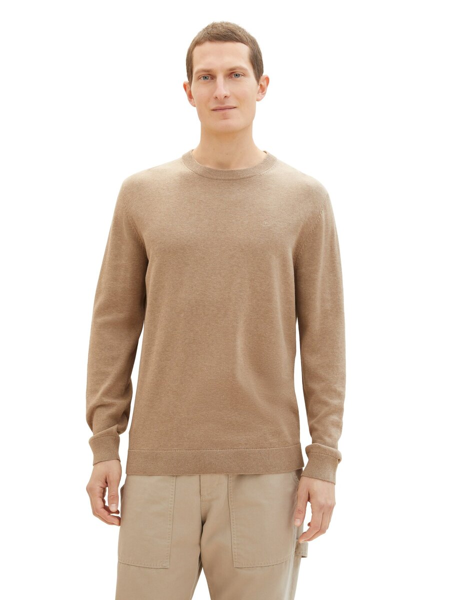 Pull van het merk Tom Tailor in het Bruin