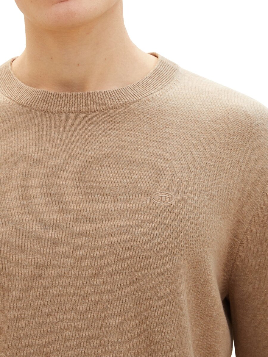 Pull van het merk Tom Tailor in het Bruin