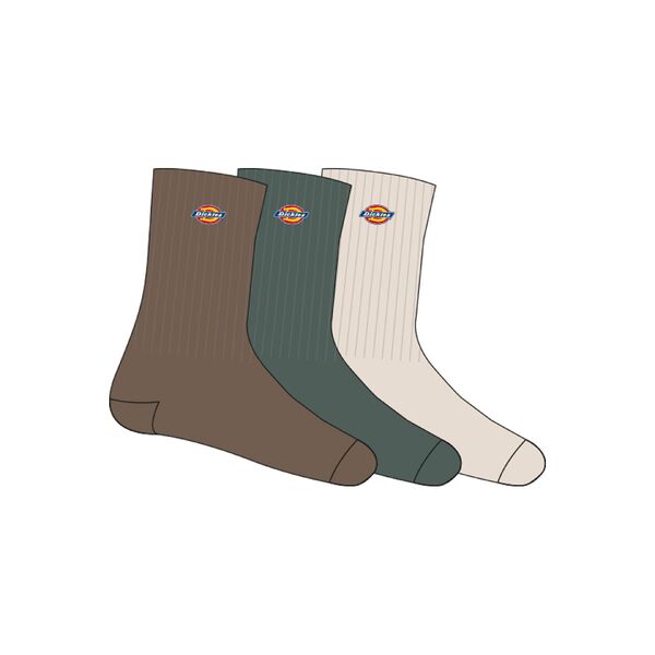 Sokken van het merk Dickies in het Beige