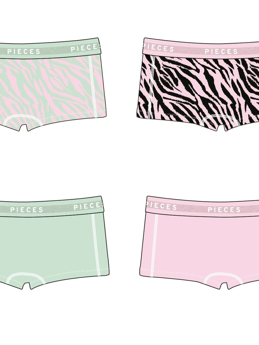 Boxer van het merk Pieces in het Roze
