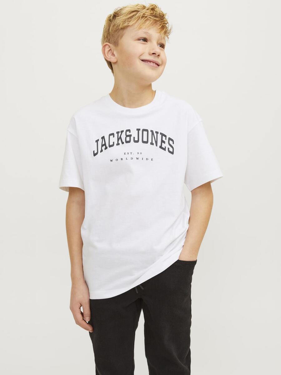 T-shirt van het merk Jack & Jones Junior in het Wit
