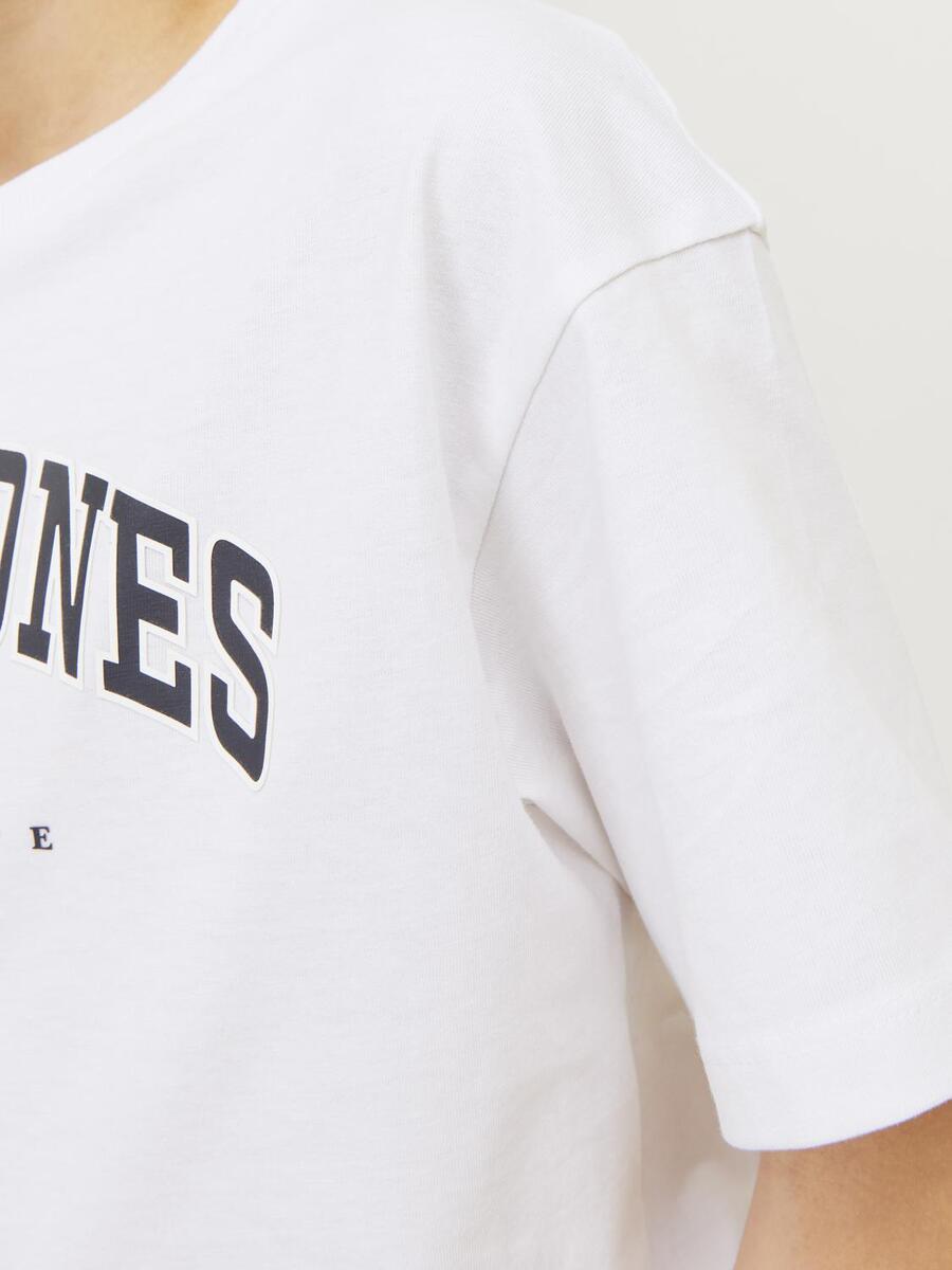 T-shirt van het merk Jack & Jones Junior in het Wit