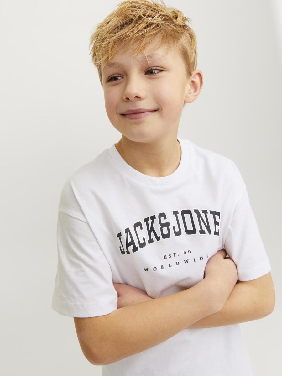 T-shirt van het merk Jack & Jones Junior in het Wit