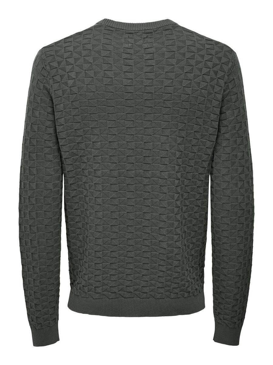 Pull van het merk Only & Sons in het Grijs