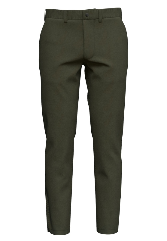 Broek van het merk Selected in het Kaki