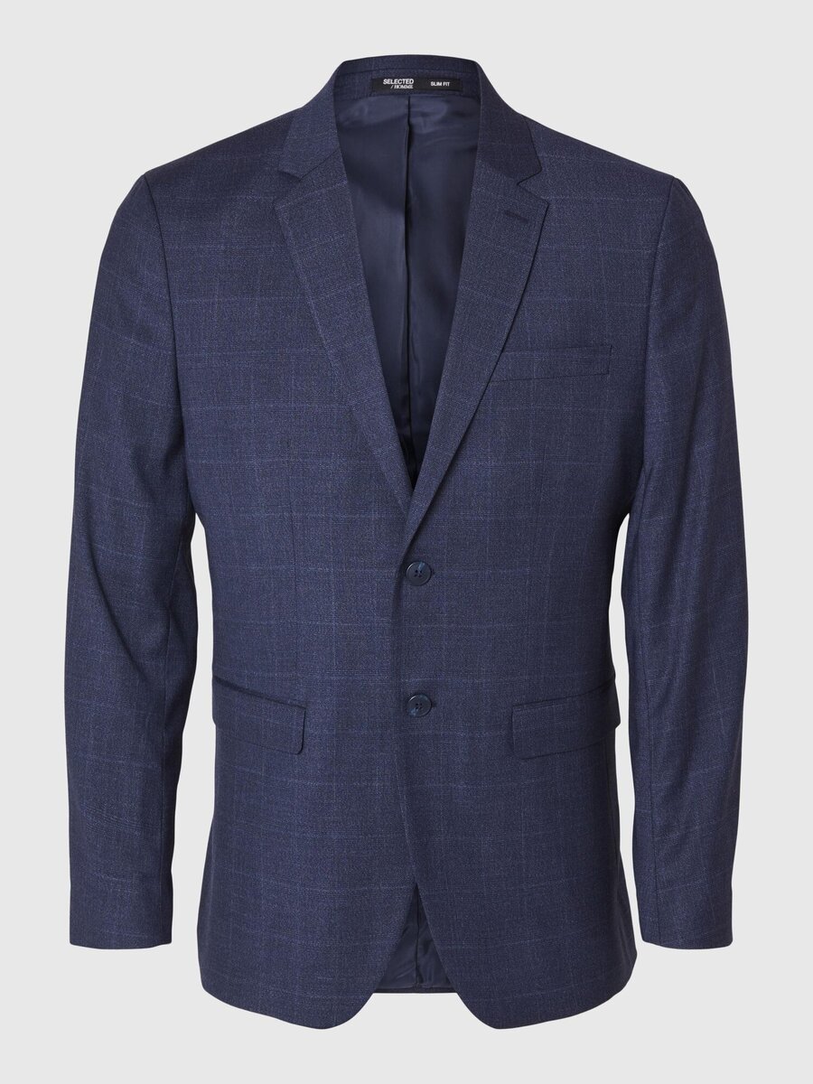 Blazer van het merk Selected in het Marine