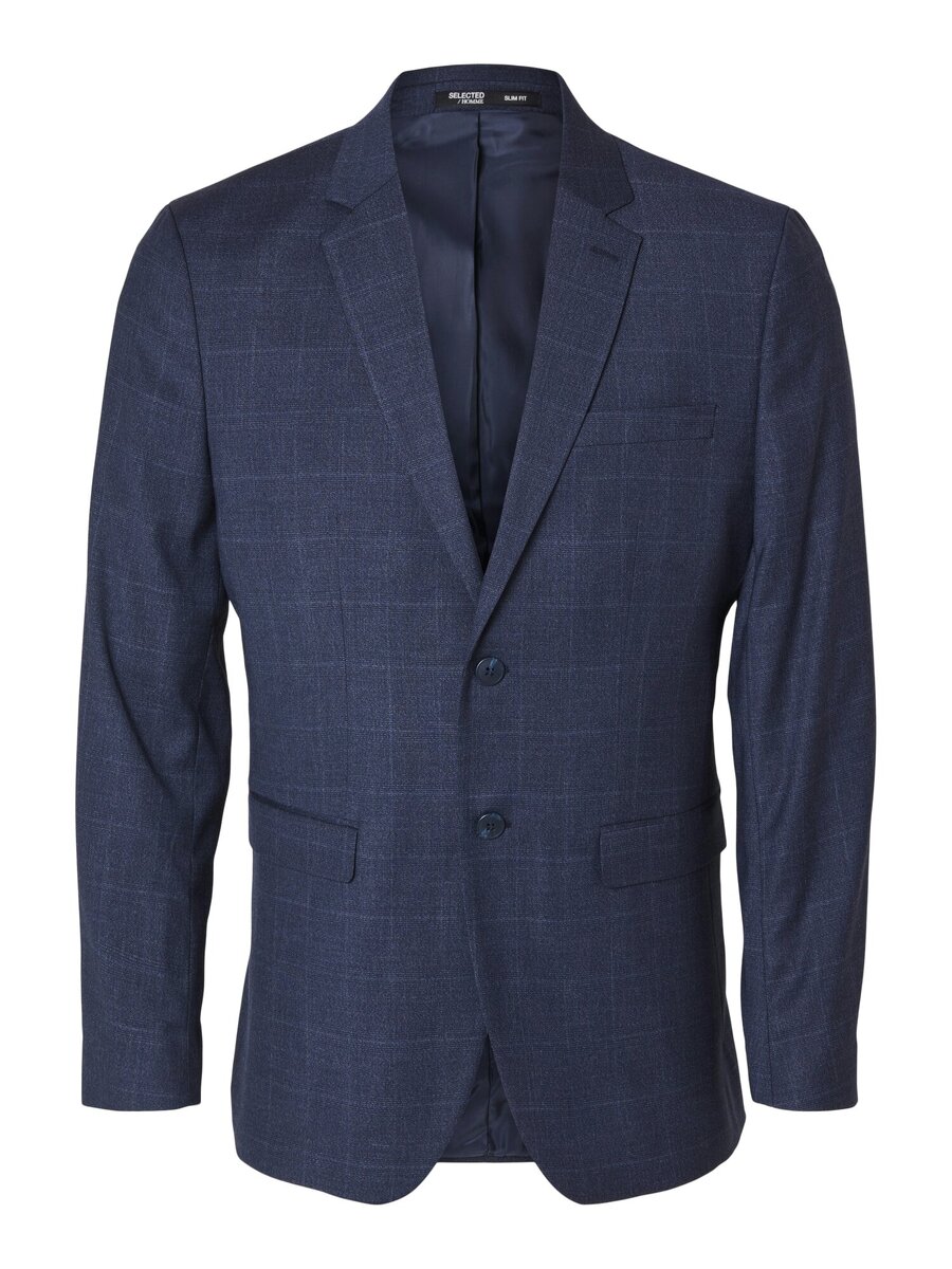 Blazer van het merk Selected in het Marine