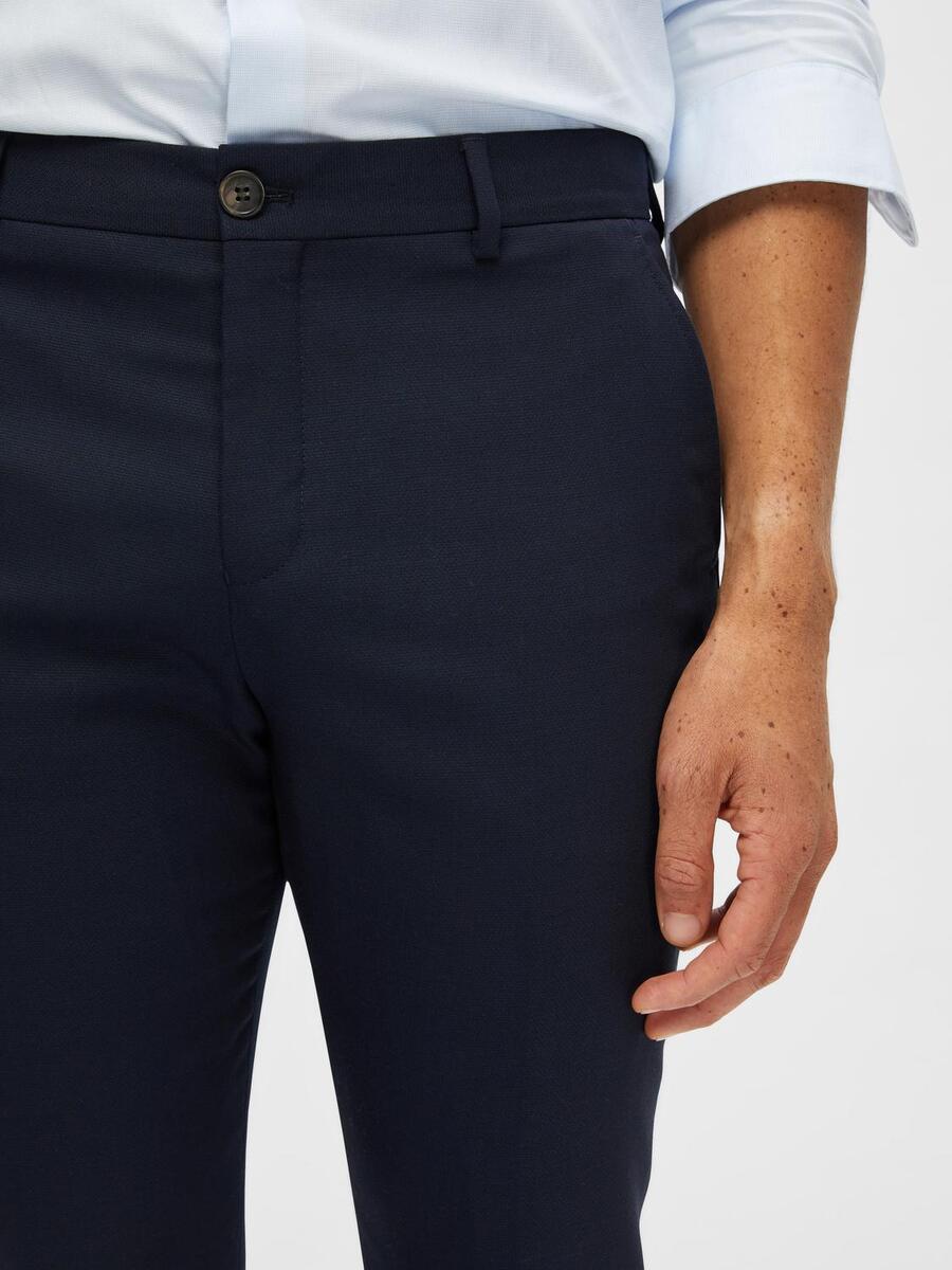 Broek van het merk Selected in het Marine
