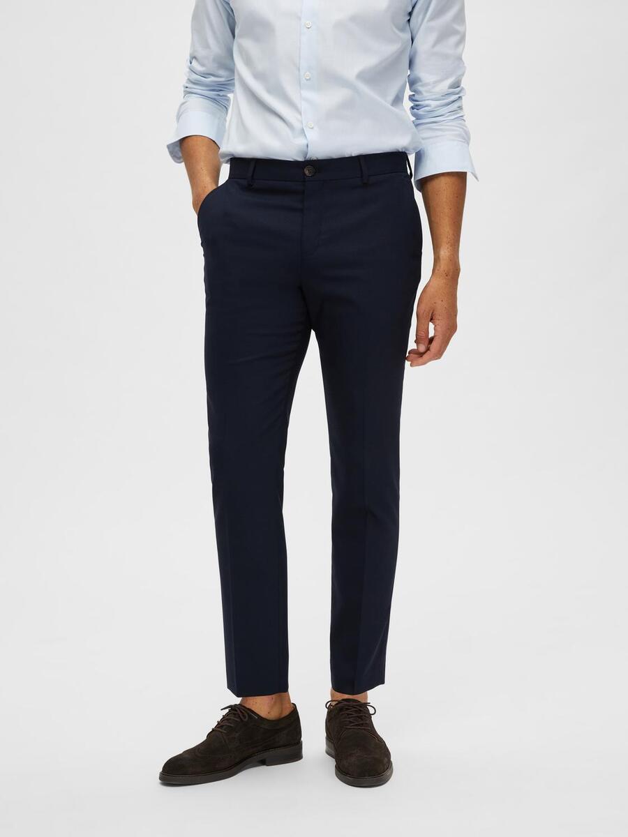 Broek van het merk Selected in het Marine