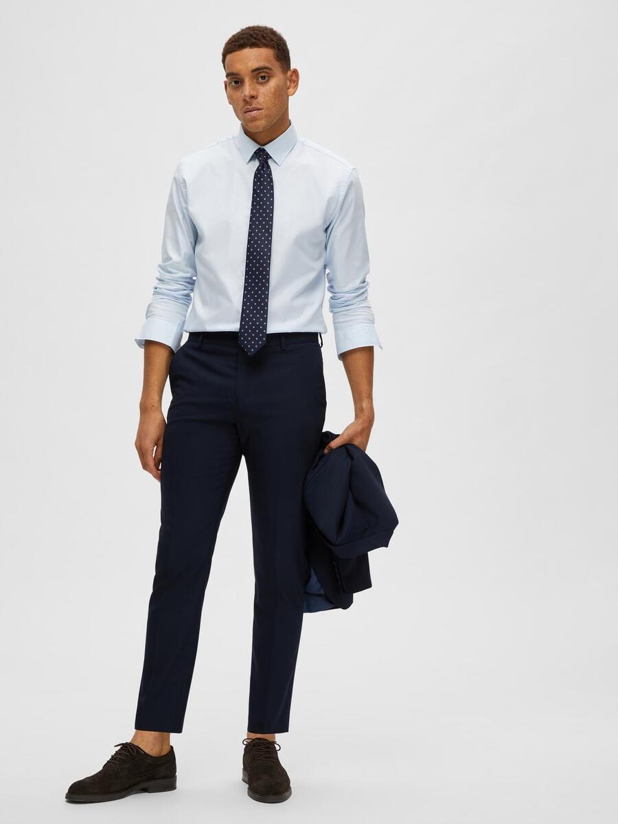 Broek van het merk Selected in het Marine
