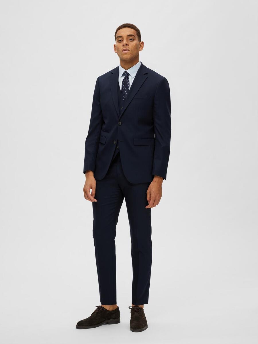 Blazer van het merk Selected in het Marine