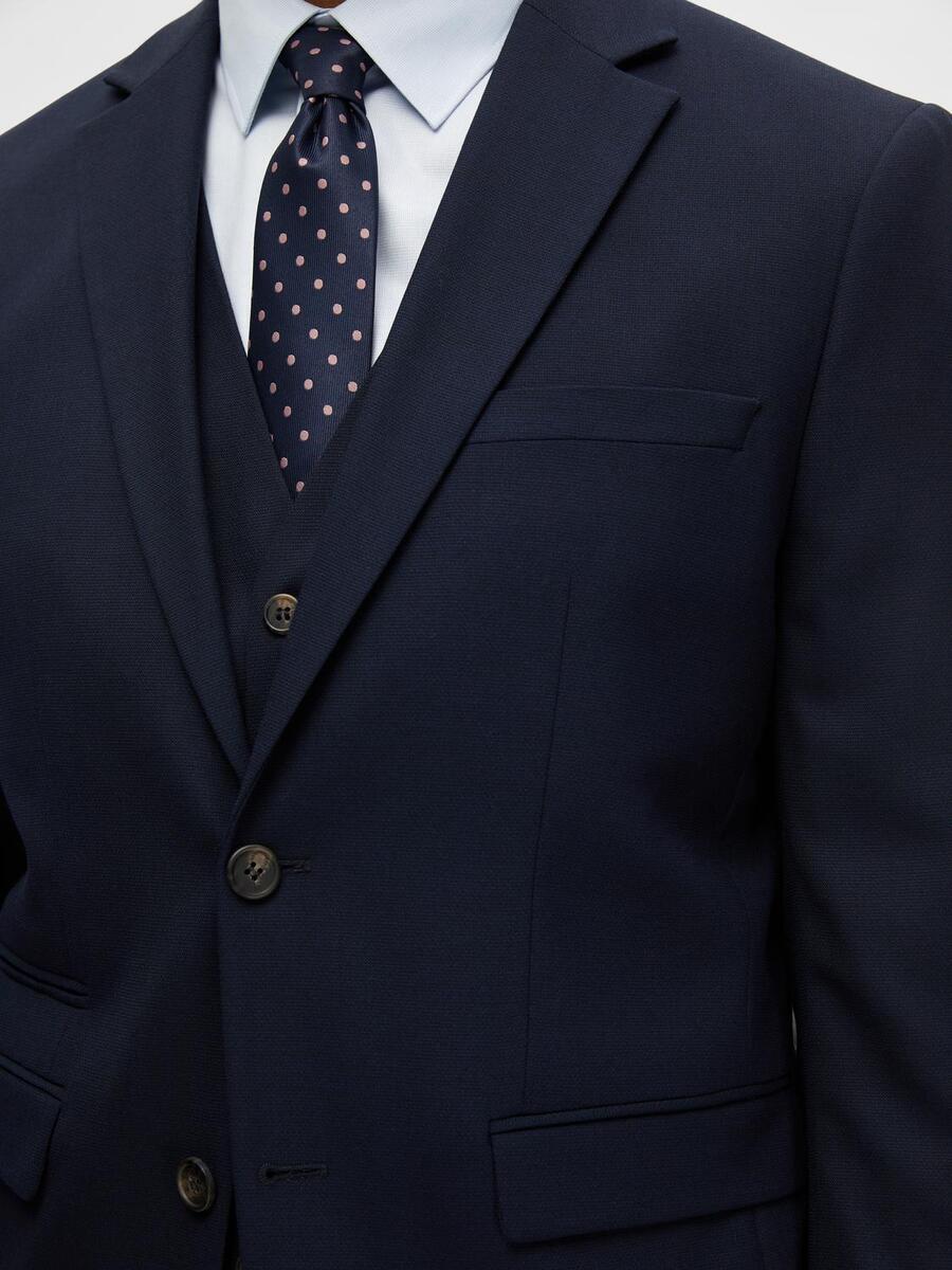 Blazer van het merk Selected in het Marine