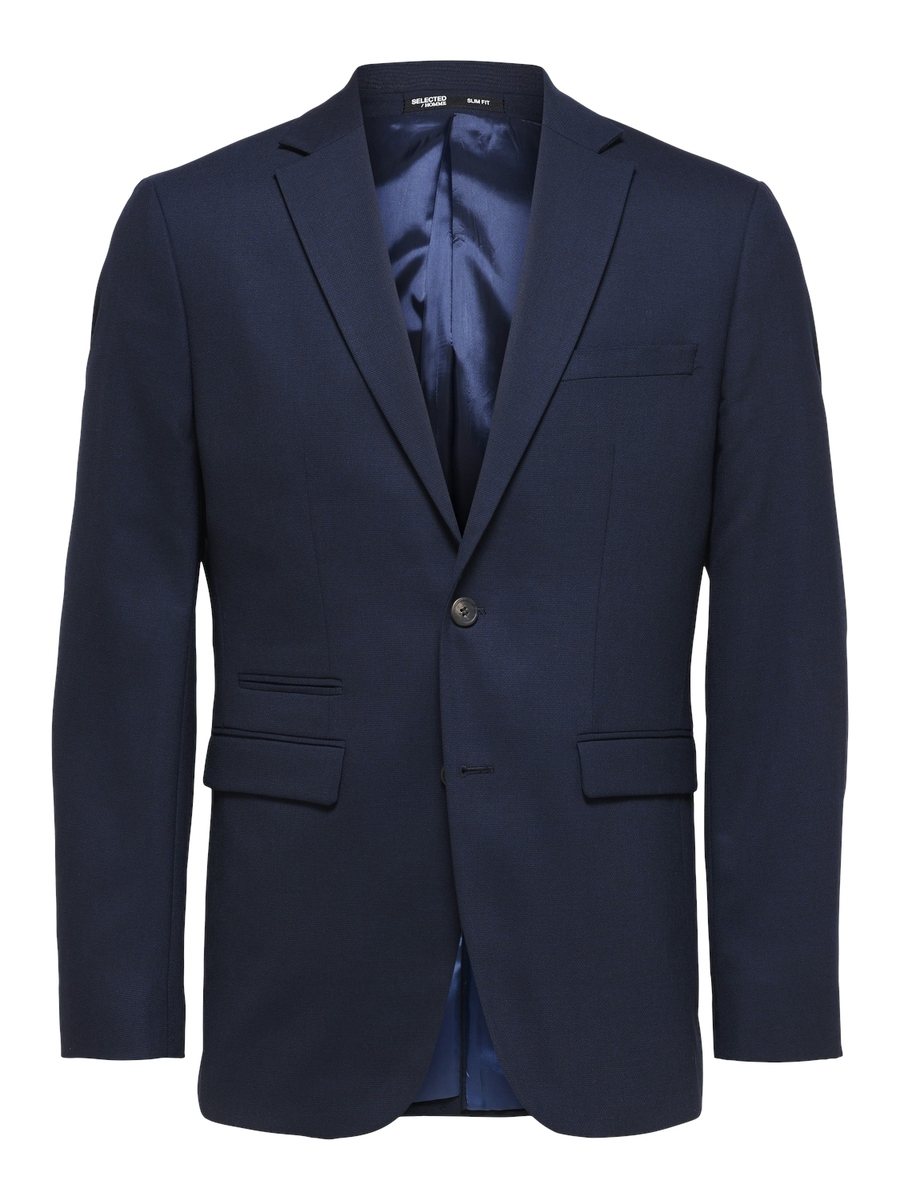 Blazer van het merk Selected in het Marine