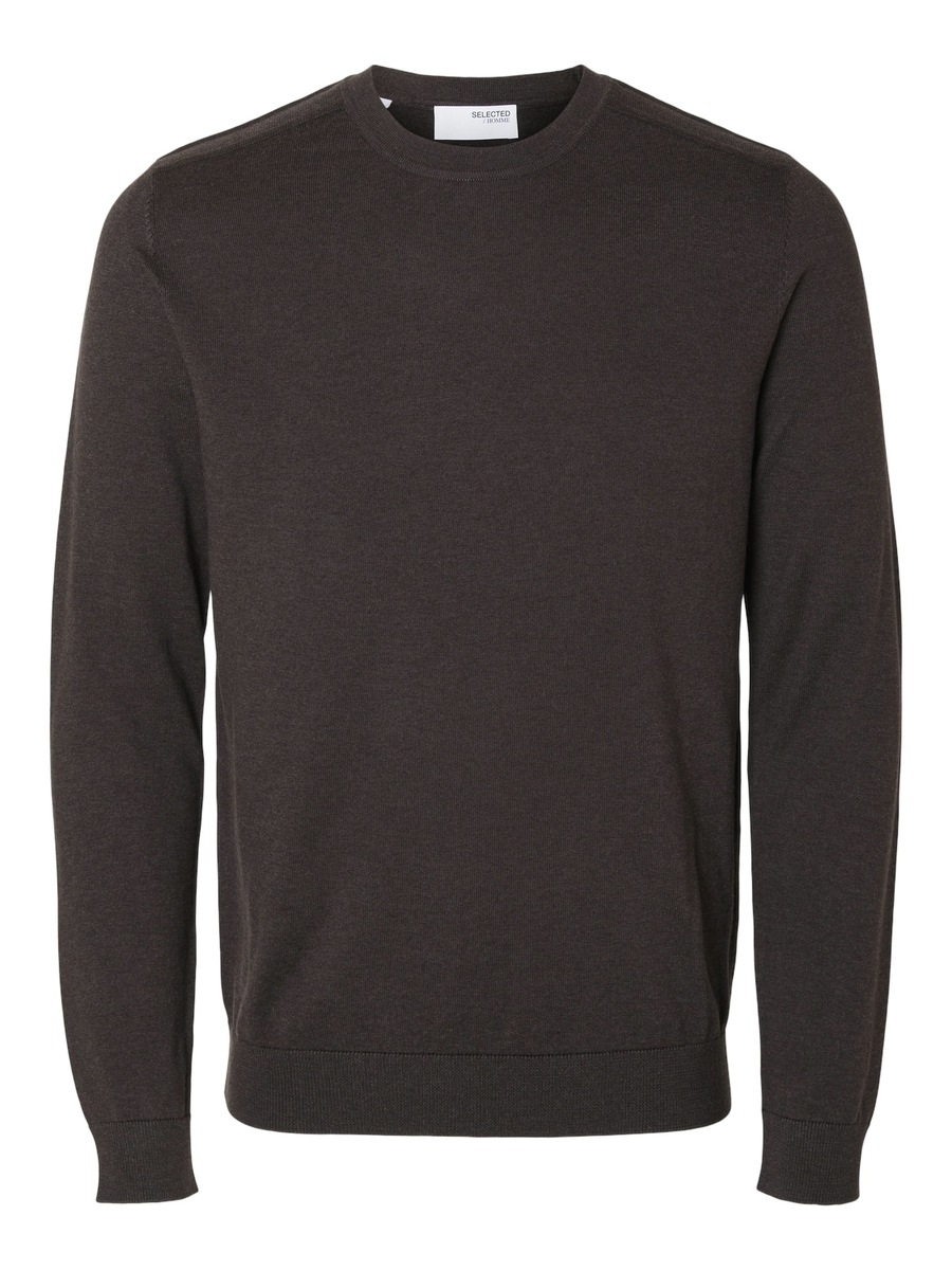 Pull van het merk Selected in het Bruin