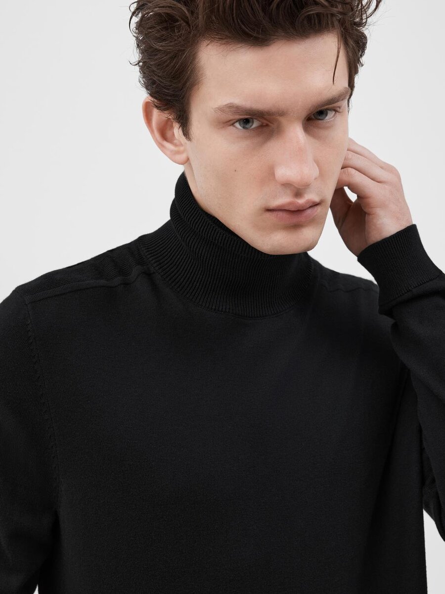 Pull van het merk Selected in het Zwart