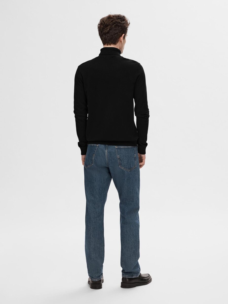 Pull van het merk Selected in het Zwart