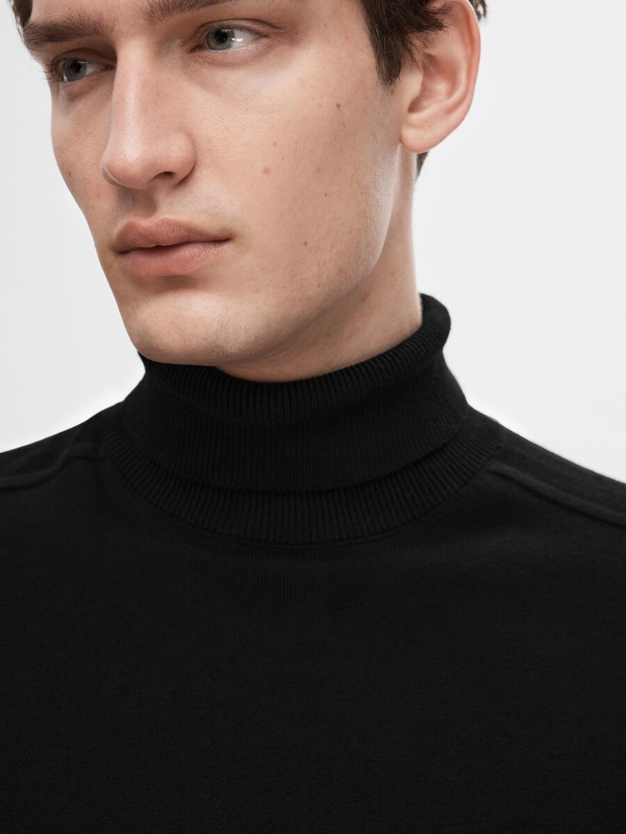 Pull van het merk Selected in het Zwart